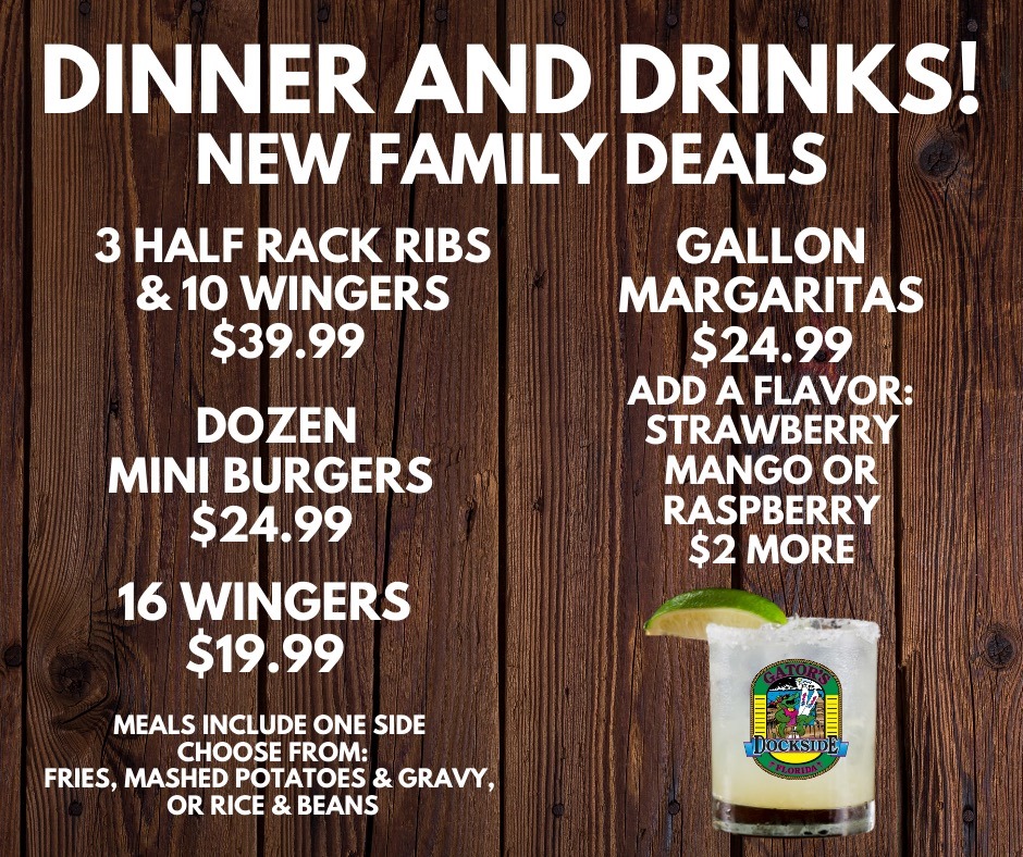 Gator's Dockside What's for Dinner Gainesville